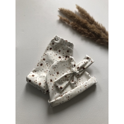 Broekje Bloemetjes Bruin Broekje Bloemetjes Bruin